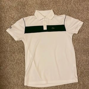 Men’s Lacoste Polo Green and White